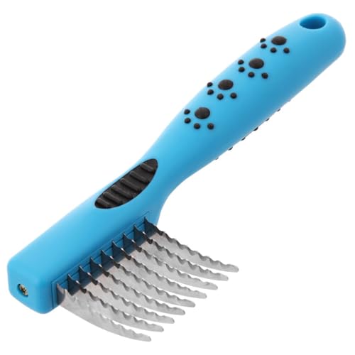 GROOM PROFESSIONAL Entfilzungskamm mit 9 Klingen - Professionelle Kammharke - Lange Robuste Zähne Helfen, Verfilzungen Mühelos zu Durchbrechen - Ergonomischer Griff für Mehr Komfort von GROOM PROFESSIONAL