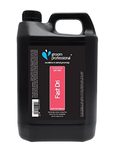 GROOM PROFESSIONAL Fast Dri Classic Hundespray - Haustier-Finish-Spray für Schnelles Trocknen - Reduziert die Trocknungszeit nach - Neutralisiert Fähigkeit des Haares, Wasser zu Binden, 4 Liter GROOM PROFESSIONAL Fast Dri Classic Hundespray - Haustier-Finish-Spray für Schnelles Trocknen - Reduziert die Trocknungszeit nach - Neutralisiert Fähigkeit des Haares, Wasser zu Binden, 4 Liter von GROOM PROFESSIONAL