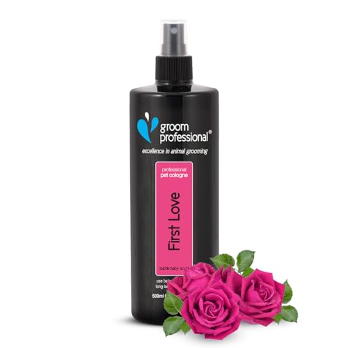 GROOM PROFESSIONAL First Love Haustier-Parfüm, Exzellenz in Sachen Haustierpflege, Hundeparfüm mit leichtem Babypuderduft, ideal für die Anwendung zwischen den Wäschen, Made in UK, 500ml GROOM PROFESSIONAL First Love Haustier-Parfüm, Exzellenz in Sachen Haustierpflege, Hundeparfüm mit leichtem Babypuderduft, ideal für die Anwendung zwischen den Wäschen, Made in UK, 500ml von GROOM PROFESSIONAL