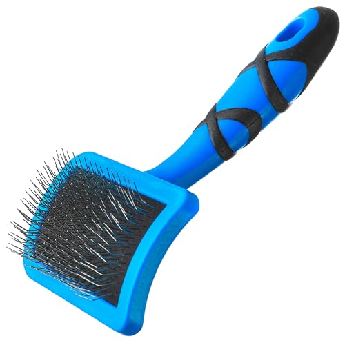 GROOM PROFESSIONAL Gebogene Feste Drahtbürste - Hundebürste - Entfilzungsbürste für Hunde - Lange und Kurze Stifte - Perfekt zum Entfernen von Verfilzungen und Verknotungen - Klein GROOM PROFESSIONAL Gebogene Feste Drahtbürste - Hundebürste - Entfilzungsbürste für Hunde - Lange und Kurze Stifte - Perfekt zum Entfernen von Verfilzungen und Verknotungen - Klein von GROOM PROFESSIONAL
