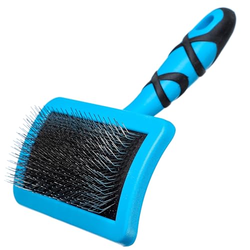 GROOM PROFESSIONAL Gebogene Feste Drahtbürste - Hundebürste - Entfilzungsbürste für Hunde - Lange und Kurze Stifte - Perfekt zum Entfernen von Verfilzungen und Verknotungen - Mittel GROOM PROFESSIONAL Gebogene Feste Drahtbürste - Hundebürste - Entfilzungsbürste für Hunde - Lange und Kurze Stifte - Perfekt zum Entfernen von Verfilzungen und Verknotungen - Mittel von GROOM PROFESSIONAL