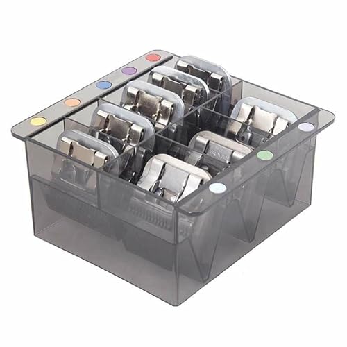 GROOM PROFESSIONAL Heavy Duty Acryllic 8 Scherkopf Box - Aufbewahrungsetui für Klingen - Schwammpolster zur Vermeidung von Klingenschäden - verhindert Rost bei der Aufbewahrung - 8-Scherkopf-Box von GROOM PROFESSIONAL