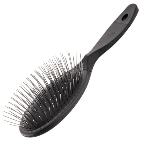 GROOM PROFESSIONAL Luxus-Bürste mit Stiften Auswahl - Hundebürste zum Entfilzen - Für den Professionellen Einsatz - Einzigartiges Gummipolster das die Stifte Fest und Dennoch Flexibel Hält - 2,5cm von GROOM PROFESSIONAL