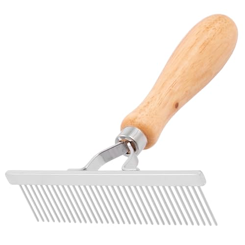 GROOM PROFESSIONAL Perth Pin-Unterwolle-Striegel aus Holz - Hundebürste Unterwolle - Hundeharke zum Entfilzen - Perfekt zum Ausbürsten von Lang/Doppelhaarigen Rassen - Lange Zähne GROOM PROFESSIONAL Perth Pin-Unterwolle-Striegel aus Holz - Hundebürste Unterwolle - Hundeharke zum Entfilzen - Perfekt zum Ausbürsten von Lang/Doppelhaarigen Rassen - Lange Zähne von GROOM PROFESSIONAL