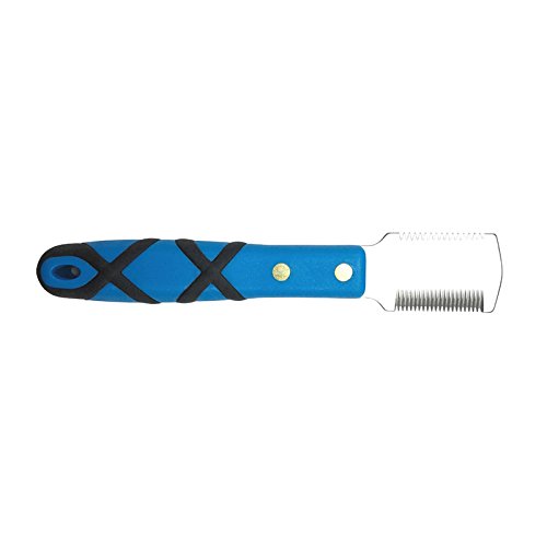 GROOM PROFESSIONAL Trimmmesser Pro für Hunde - Handabisoliermesser für die Körperpflege - Professionelles Abisolieren von Haaren - Ideal für Mitteldickes Fell - Komfortabler Handgriff, Fein/Grob von GROOM PROFESSIONAL