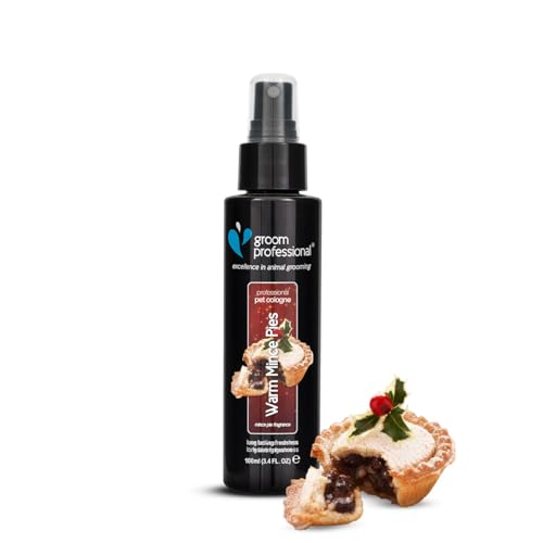 GROOM PROFESSIONAL Warm Mince Pies Haustier Parfüm, Exzellenz in Sachen Haustierpflege, Hundeparfüm mit einem echten festlichen Duft, hergestellt in Großbritannien, 100ml GROOM PROFESSIONAL Warm Mince Pies Haustier Parfüm, Exzellenz in Sachen Haustierpflege, Hundeparfüm mit einem echten festlichen Duft, hergestellt in Großbritannien, 100ml von GROOM PROFESSIONAL