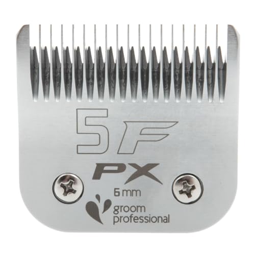 Groom Professional Pro X Scherkopf für Hundepflege - Abnehmbare Scherkopf - Gehärteter Stahl - Hervorragende Verschleißfestigkeit und hervorragende Schnittleistung - Ersatzklinge - 5F Groom Professional Pro X Scherkopf für Hundepflege - Abnehmbare Scherkopf - Gehärteter Stahl - Hervorragende Verschleißfestigkeit und hervorragende Schnittleistung - Ersatzklinge - 5F von GROOM PROFESSIONAL