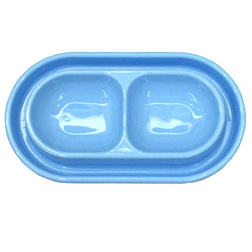GRPET Futternapf Napf Schüssel für Katzen Kätzchen Hund Hündchen Haustier Ameisen Verhindern, Hellblau, S GRPET Futternapf Napf Schüssel für Katzen Kätzchen Hund Hündchen Haustier Ameisen Verhindern, Hellblau, S von GRPET