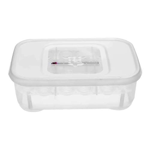 Inkubator Reptilien 12 Grids Reptil E-Ei Inkubation Tray Tray Gecko Eidechse Schlange Eier Inkubation Insekten Halten Box Inkubator Tray Zucht Werkzeug Brutautomat(Color2) von GSCLZ