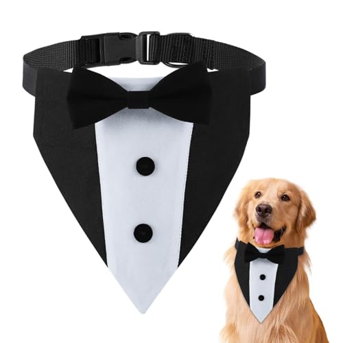 Hunde-Smoking, formelles Hunde-Hochzeits-Outfit, Halstuch, verstellbar, Smoking, formelle Hundekostüme, Haustier-Party, Smoking, Hundeanzug, Kostüm für kleine und große Hunde, Hochzeit, Verlobung, Hunde-Smoking, formelles Hunde-Hochzeits-Outfit, Halstuch, verstellbar, Smoking, formelle Hundekostüme, Haustier-Party, Smoking, Hundeanzug, Kostüm für kleine und große Hunde, Hochzeit, Verlobung, von GSDGV