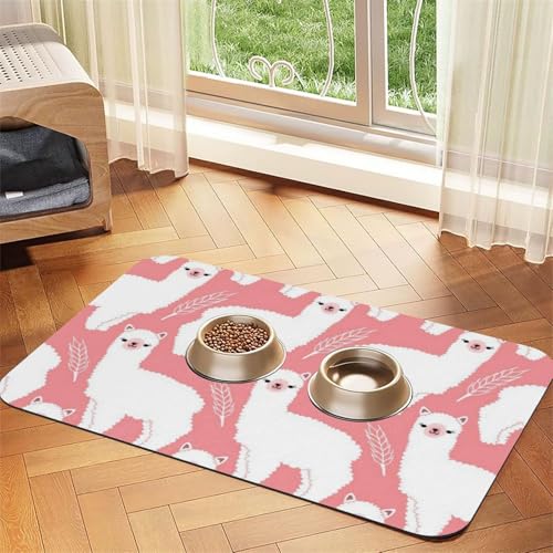 GSGCSBYMLG Alpaka-Lama bedruckte Haustier-Tischdecke aus saugfähigem Leder GSGCSBYMLG Alpaka-Lama bedruckte Haustier-Tischdecke aus saugfähigem Leder von GSGCSBYMLG