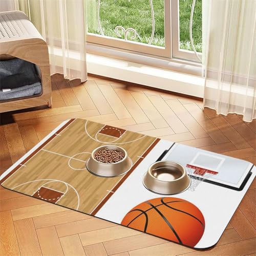 GSGCSBYMLG Basketballplatz-Rückwand, bedruckt, saugfähig, Leder, Tischset GSGCSBYMLG Basketballplatz-Rückwand, bedruckt, saugfähig, Leder, Tischset von GSGCSBYMLG