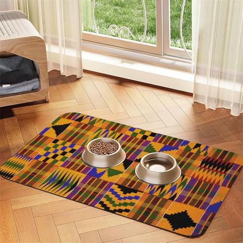 GSGCSBYMLG Bedruckte Tischdecke aus saugfähigem Leder mit afrikanischem Ethno-Muster GSGCSBYMLG Bedruckte Tischdecke aus saugfähigem Leder mit afrikanischem Ethno-Muster von GSGCSBYMLG