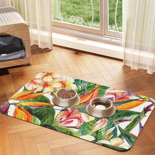 GSGCSBYMLG Bunte Blumen Vogel gedruckt Haustier saugfähig Leder Tischdecke Tischset GSGCSBYMLG Bunte Blumen Vogel gedruckt Haustier saugfähig Leder Tischdecke Tischset von GSGCSBYMLG