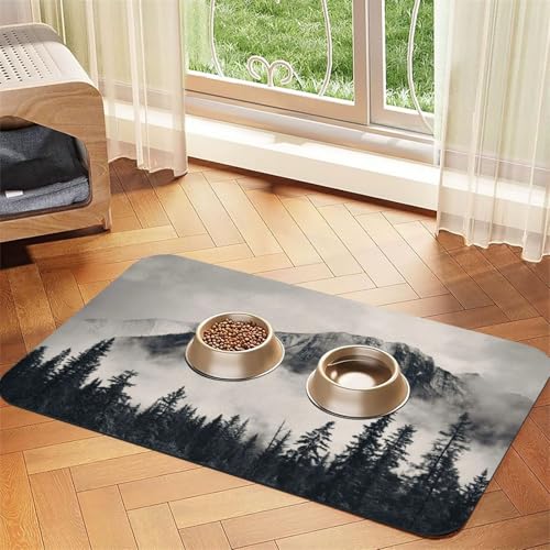 GSGCSBYMLG Canadian Smokey Mountain Cliff bedruckte Haustier-Tischdecke, saugfähig, Leder GSGCSBYMLG Canadian Smokey Mountain Cliff bedruckte Haustier-Tischdecke, saugfähig, Leder von GSGCSBYMLG