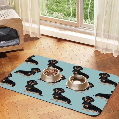 GSGCSBYMLG Dackel Weiner Pet Dogs bedruckte Haustier-Tischdecke aus saugfähigem Leder GSGCSBYMLG Dackel Weiner Pet Dogs bedruckte Haustier-Tischdecke aus saugfähigem Leder von GSGCSBYMLG