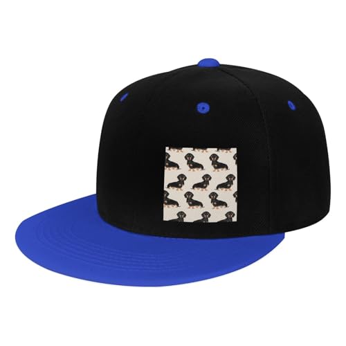 GSGCSBYMLG Hip-Hop-Baseballkappe mit Dackel-Motiv, kontrastierende Trucker-Mütze GSGCSBYMLG Hip-Hop-Baseballkappe mit Dackel-Motiv, kontrastierende Trucker-Mütze von GSGCSBYMLG