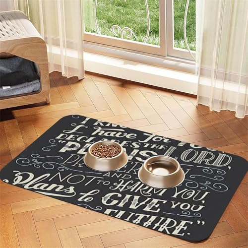 GSGCSBYMLG I Know The Plans Have You Declares Lord bedruckte Haustier-Tischdecke aus saugfähigem Leder GSGCSBYMLG I Know The Plans Have You Declares Lord bedruckte Haustier-Tischdecke aus saugfähigem Leder von GSGCSBYMLG