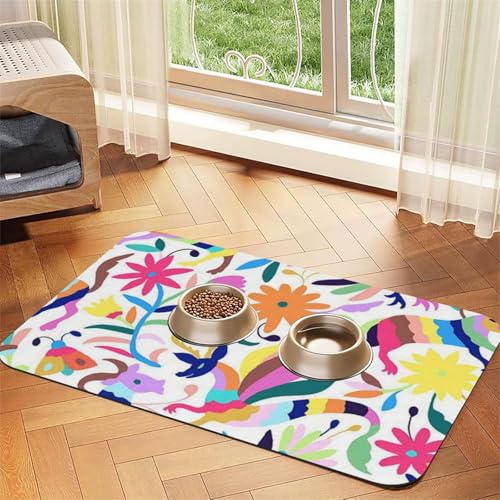 GSGCSBYMLG Mexikanische Otomi-Tiere, bedruckte Haustier-Tischdecke, saugfähig, Leder GSGCSBYMLG Mexikanische Otomi-Tiere, bedruckte Haustier-Tischdecke, saugfähig, Leder von GSGCSBYMLG
