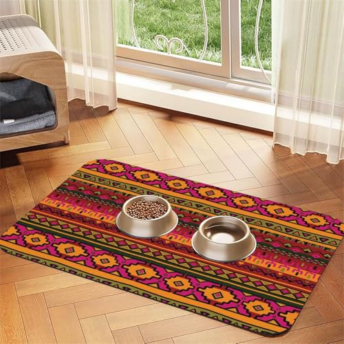 GSGCSBYMLG Mexikanische Volkskunst Boho bedruckte Haustier-Tischdecke aus saugfähigem Leder GSGCSBYMLG Mexikanische Volkskunst Boho bedruckte Haustier-Tischdecke aus saugfähigem Leder von GSGCSBYMLG