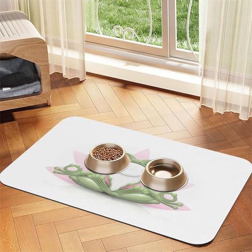 GSGCSBYMLG Niedliche, lustige Tischdecke, Motiv: Frosch, Yoga, bedruckt, saugfähig, Leder GSGCSBYMLG Niedliche, lustige Tischdecke, Motiv: Frosch, Yoga, bedruckt, saugfähig, Leder von GSGCSBYMLG