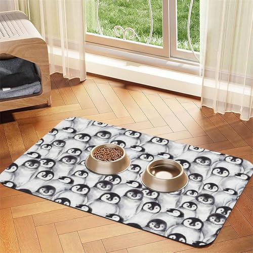 GSGCSBYMLG Niedliche Baby-Pinguin-Skizze bedruckt Haustier saugfähige Leder-Tischdeckchen GSGCSBYMLG Niedliche Baby-Pinguin-Skizze bedruckt Haustier saugfähige Leder-Tischdeckchen von GSGCSBYMLG
