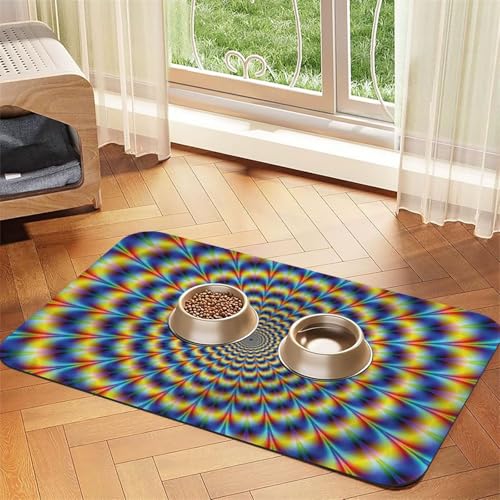 GSGCSBYMLG Platzdeckchen aus Leder mit Spirale, optische Täuschung, bedruckt, saugfähig GSGCSBYMLG Platzdeckchen aus Leder mit Spirale, optische Täuschung, bedruckt, saugfähig von GSGCSBYMLG