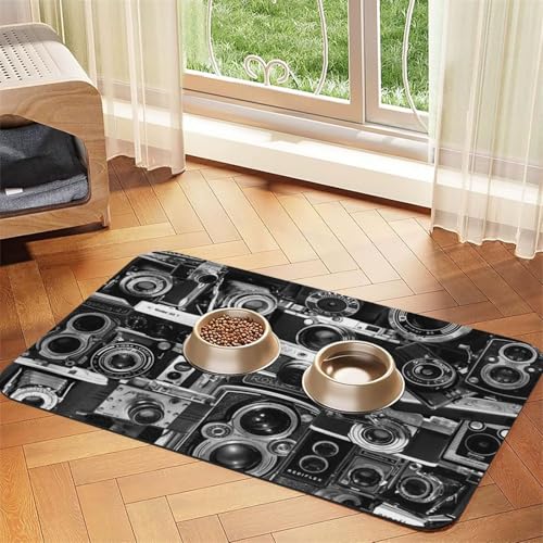 GSGCSBYMLG Retro Cool Camera Collection bedruckte Haustier-Tischdecke aus saugfähigem Leder GSGCSBYMLG Retro Cool Camera Collection bedruckte Haustier-Tischdecke aus saugfähigem Leder von GSGCSBYMLG