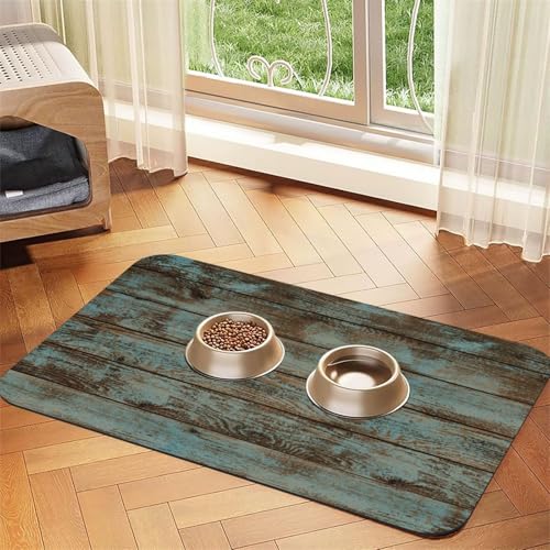 GSGCSBYMLG Rustikale Tischdecke aus Leder mit Aufdruck "Old Barn Wood", saugfähig GSGCSBYMLG Rustikale Tischdecke aus Leder mit Aufdruck "Old Barn Wood", saugfähig von GSGCSBYMLG