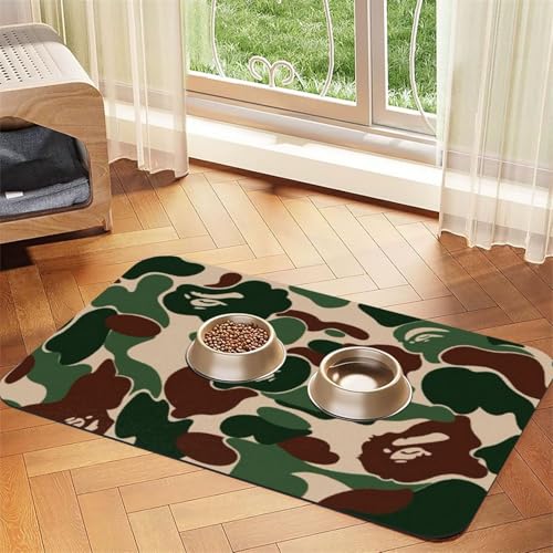 GSGCSBYMLG Saugfähige Leder-Tischdecke mit Camouflage-Muster, Grün GSGCSBYMLG Saugfähige Leder-Tischdecke mit Camouflage-Muster, Grün von GSGCSBYMLG