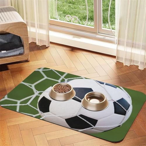 GSGCSBYMLG Saugfähige Leder-Tischdecke mit Fußball-Motiv GSGCSBYMLG Saugfähige Leder-Tischdecke mit Fußball-Motiv von GSGCSBYMLG