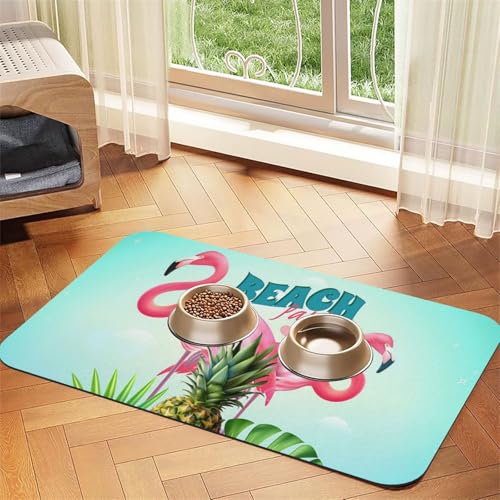 GSGCSBYMLG Saugfähige Leder-Tischdecke mit tropischem Flamingo-Motiv GSGCSBYMLG Saugfähige Leder-Tischdecke mit tropischem Flamingo-Motiv von GSGCSBYMLG