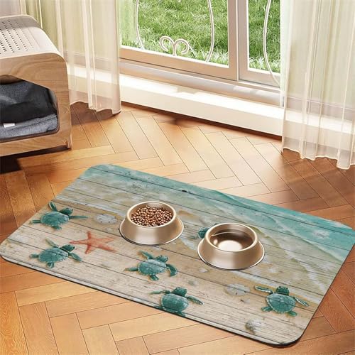 GSGCSBYMLG Sea Turtle Seestern bedruckte Haustier-Tischdecke aus saugfähigem Leder GSGCSBYMLG Sea Turtle Seestern bedruckte Haustier-Tischdecke aus saugfähigem Leder von GSGCSBYMLG