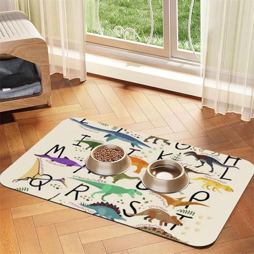 GSGCSBYMLG Stilvolle, saugfähige Leder-Tischdecke mit Dinosaurier-Motiv GSGCSBYMLG Stilvolle, saugfähige Leder-Tischdecke mit Dinosaurier-Motiv von GSGCSBYMLG