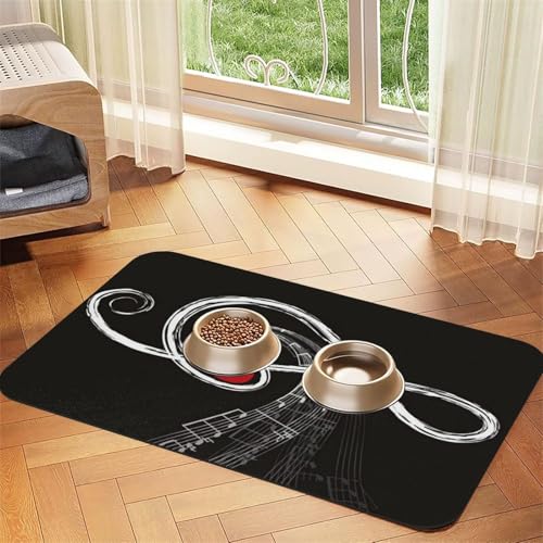 GSGCSBYMLG Tischdecke, Motiv: Musik-Symbole, bedruckt, saugfähig, Leder, Tischset GSGCSBYMLG Tischdecke, Motiv: Musik-Symbole, bedruckt, saugfähig, Leder, Tischset von GSGCSBYMLG