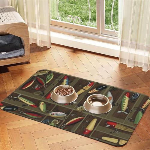 GSGCSBYMLG Tischset aus saugfähigem Leder im Fischköder-Stil GSGCSBYMLG Tischset aus saugfähigem Leder im Fischköder-Stil von GSGCSBYMLG