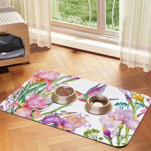 GSGCSBYMLG saugfähige Leder-Tischdecke mit Garten mit Vögeln und Blumen GSGCSBYMLG saugfähige Leder-Tischdecke mit Garten mit Vögeln und Blumen von GSGCSBYMLG