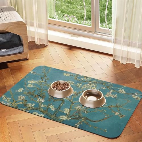 GSGCSBYMLG saugfähige Leder-Tischdecke mit Mandelblüten-Aufdruck GSGCSBYMLG saugfähige Leder-Tischdecke mit Mandelblüten-Aufdruck von GSGCSBYMLG