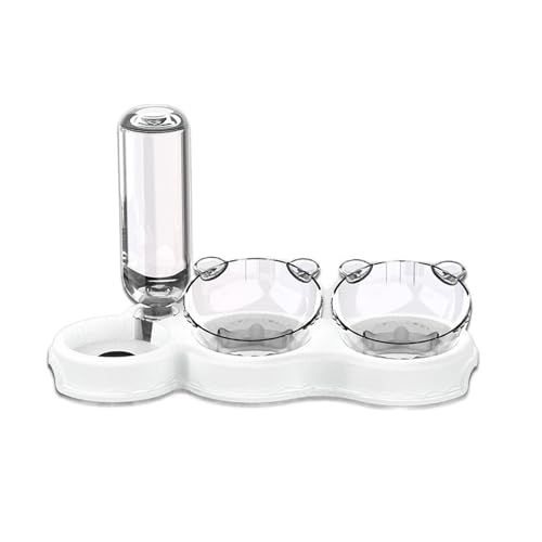 Hoher Katzenschüssel Haustier-Katzennapf, automatischer Futternapf, 3-in-1-Napf for Hunde und Katzen, mit Wasserbrunnen, Doppelnapf for Trinken, erhöhter Stand, Schüsseln for Katzen für Futter und Was Hoher Katzenschüssel Haustier-Katzennapf, automatischer Futternapf, 3-in-1-Napf for Hunde und Katzen, mit Wasserbrunnen, Doppelnapf for Trinken, erhöhter Stand, Schüsseln for Katzen für Futter und Was von GSJNHY