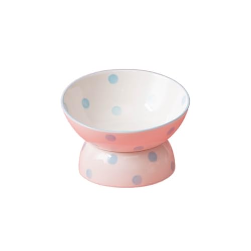 Hoher Katzenschüssel Katzennapf, erhöht, for kleine Welpen, Hunde, Futter, Wasser, Futterspender, Haustier, for Trinken, Essen, Füttern, Zubehör, leicht zu reinigen, Wirbelsäulenschutz für Futter und Hoher Katzenschüssel Katzennapf, erhöht, for kleine Welpen, Hunde, Futter, Wasser, Futterspender, Haustier, for Trinken, Essen, Füttern, Zubehör, leicht zu reinigen, Wirbelsäulenschutz für Futter und von GSJNHY