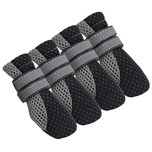 4 STÜCKE Reflektierende Hundeschuhe No-Rutsch wasserdichte Stiefel Atmungsaktiv Regen Tragen Paw Protector Outdoor Socke Für kleine mittelgroße Hunde Hundeschuhe 871 4 STÜCKE Reflektierende Hundeschuhe No-Rutsch wasserdichte Stiefel Atmungsaktiv Regen Tragen Paw Protector Outdoor Socke Für kleine mittelgroße Hunde Hundeschuhe 871 von GSXLZ