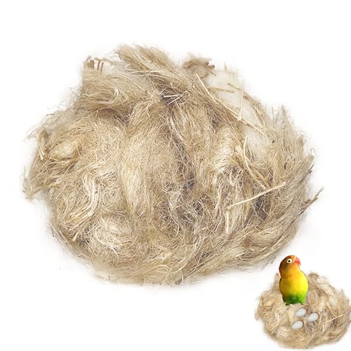 Natürliches Mischmaterial für Vögel, 4 Arten von Material, professionelles Verhältnis, passendes Nistmaterial für Vögel, Nistmaterial für Wellensittiche, Papagei, Finken, Kanarienvögel, andere Vögel Natürliches Mischmaterial für Vögel, 4 Arten von Material, professionelles Verhältnis, passendes Nistmaterial für Vögel, Nistmaterial für Wellensittiche, Papagei, Finken, Kanarienvögel, andere Vögel von GSYUWIH