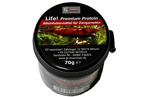 GT essentials - Life! - Premium Protein - Garnelenfutter, 70 g von GT essentials