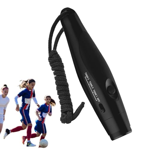 GTFYUDGH Elektronische Pfeife,DREI Stufen Ton Und Lautstärke | Portable Handgehaltene Schiedsrichter Pfeife Mit Kordel Für Sporttraining Hundetraining Outdoor Wandern Camping von GTFYUDGH
