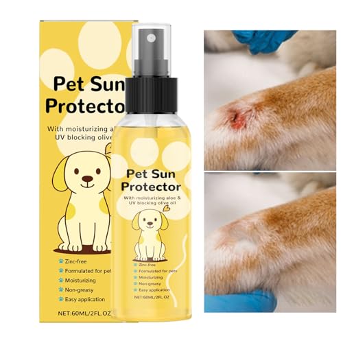 GTFYUDGH Hundesonnencreme Für Die Nase - Feuchtigkeitsspendende Sonnencreme Spray - UV-Schutz für Katzen für heiße Tage Outdoor-Aktivitäten wie Bootfahren am See, und GTFYUDGH Hundesonnencreme Für Die Nase - Feuchtigkeitsspendende Sonnencreme Spray - UV-Schutz für Katzen für heiße Tage Outdoor-Aktivitäten wie Bootfahren am See, und von GTFYUDGH