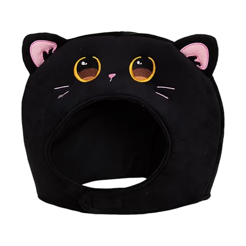 GTFYUDGH Katzenhüte für Frauen, Tierhüte für Erwachsene - Plüschkatze Kopfbedeckung mit Ohren,Neuheit Rollenspielkostüm, ausgestopfte Tierkappen, Partyfoto -Requisiten für das Weihnachtsfest -Cosplay von GTFYUDGH