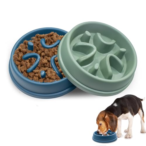 GTNCE 2 Stück Antischlingnapf Hunde, 20,7x4,6cm Anti Schling Napf Hund Katze, Schlingnapf Hunde mit Gummifüßen, Slow Feeder Hund für eine Gesunde Ernährung von Kleinen und Mittelgroßen Haustieren GTNCE 2 Stück Antischlingnapf Hunde, 20,7x4,6cm Anti Schling Napf Hund Katze, Schlingnapf Hunde mit Gummifüßen, Slow Feeder Hund für eine Gesunde Ernährung von Kleinen und Mittelgroßen Haustieren von GTNCE