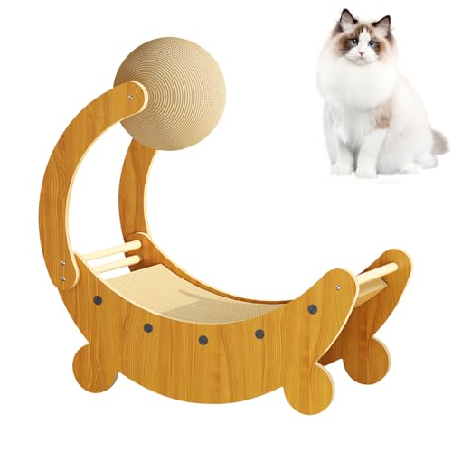 GUAHKUN Kratzpappe für Katzen Kratzbrett Kratzbretter Katze Hochwertige Materialien Kratzunterlage mit strapazierfähiger Oberfläche für natürliches Kratzverhalten und Möbelschutz (C) von GUAHKUN