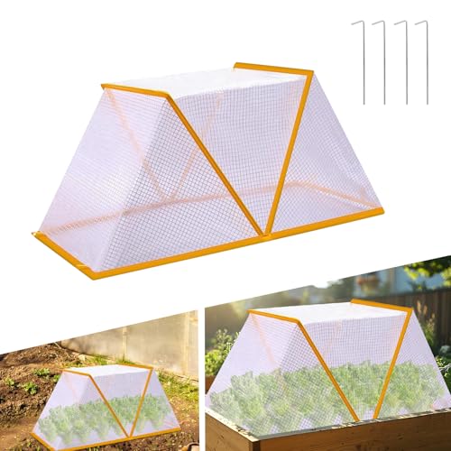 GUAHKUN Rabbit Run Weatherproof Cover UV-Resistant Foldable Enclosure with Ground Pegs for Rabbits Guinea Pigs Tortoises Outdoor Use (A) von GUAHKUN