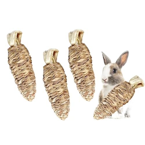 Handgewebtes Kaninchen-Aktivitätsspielzeug, natürliche Graskarotte, Brunnenkresse, Maiskolben für Kaninchen, Meerschweinchen, Chinchillas, Degus, Haustierbedarf, Kleintierspielzeug für Zahngesundheit Handgewebtes Kaninchen-Aktivitätsspielzeug, natürliche Graskarotte, Brunnenkresse, Maiskolben für Kaninchen, Meerschweinchen, Chinchillas, Degus, Haustierbedarf, Kleintierspielzeug für Zahngesundheit von GUAKK